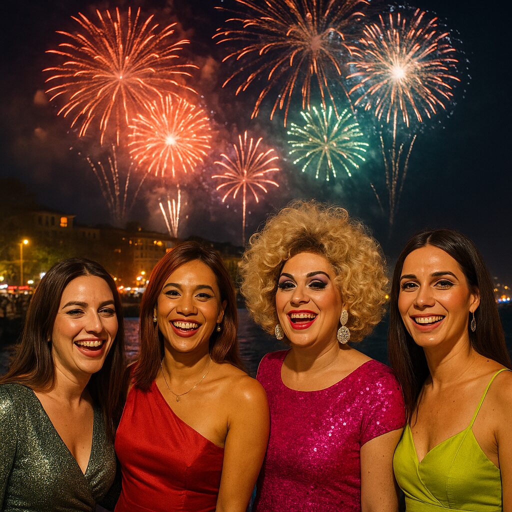 Kadıköy’de 2026 Yeni Yıl Coşkusu Travestilerin